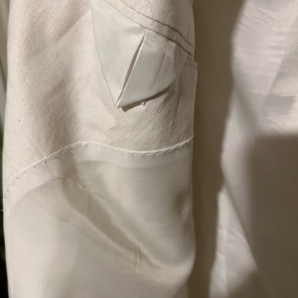 Must bundle! NWOT men linen Jacket, 25 inch arms length, size 44L - Picture 7 of 9